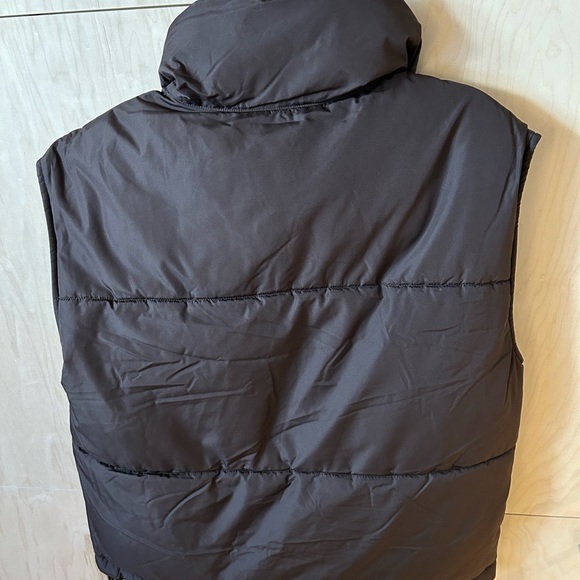 Chocolate Brown Puffer Vest - Picture 10 of 10